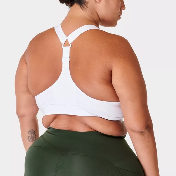 Sweaty Betty Power Medium Impact Bra in white L NWT - Picture 9 of 9